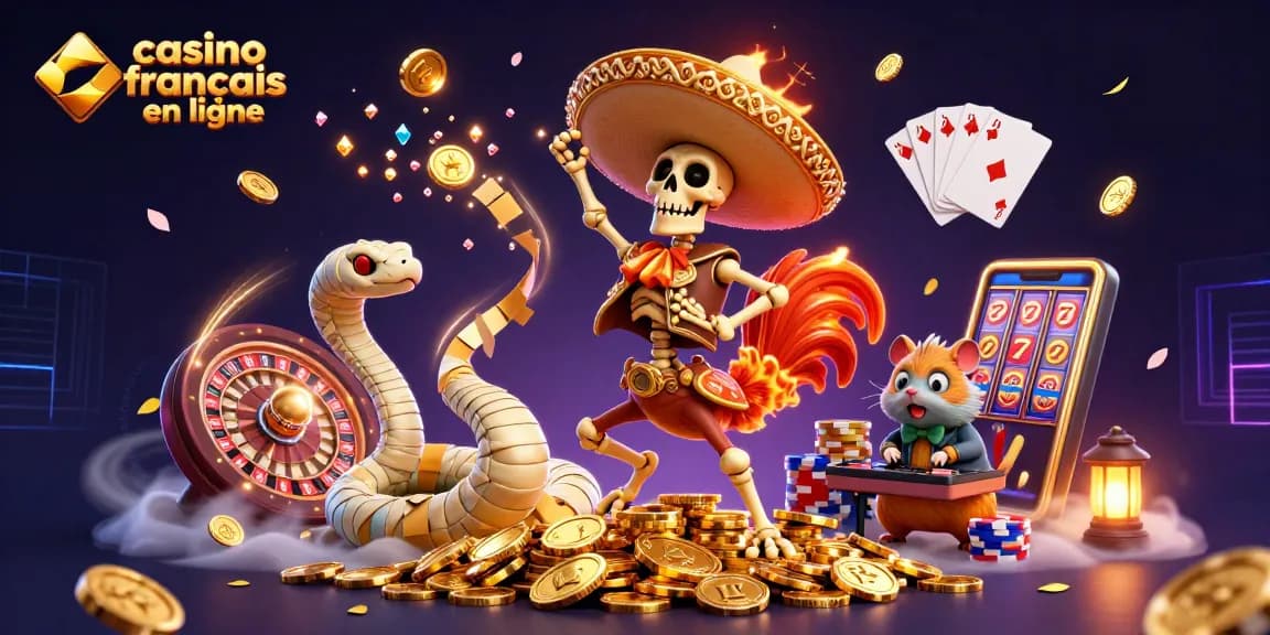 Le casino français en ligne où un rooster mariachi célèbre tout en dansant sur des pièces d'or.