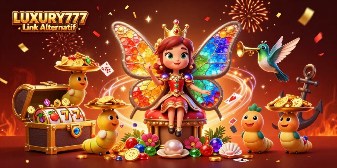 Menangkan LUXURY777 Link Alternatif dengan aksi menarik dan simbol berharga dalam permainan slot.