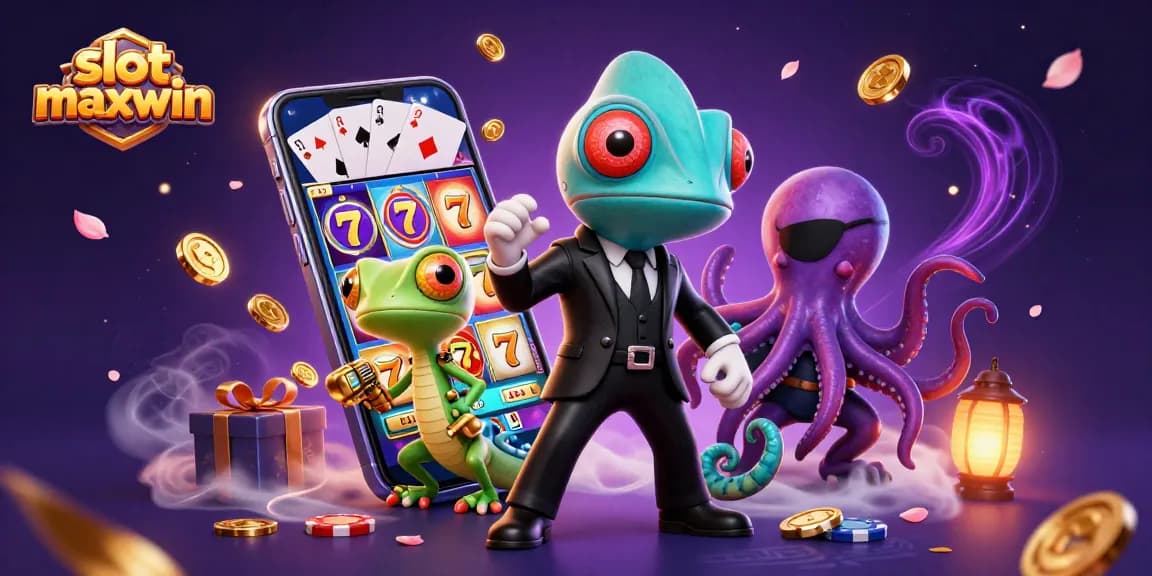 Spin the reels at slot maxwin and claim thrilling jackpots with 3D characters and vibrant slot game elements.