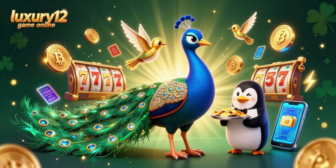 Play luxury12 game online with engaging 3D characters and vibrant gambling elements