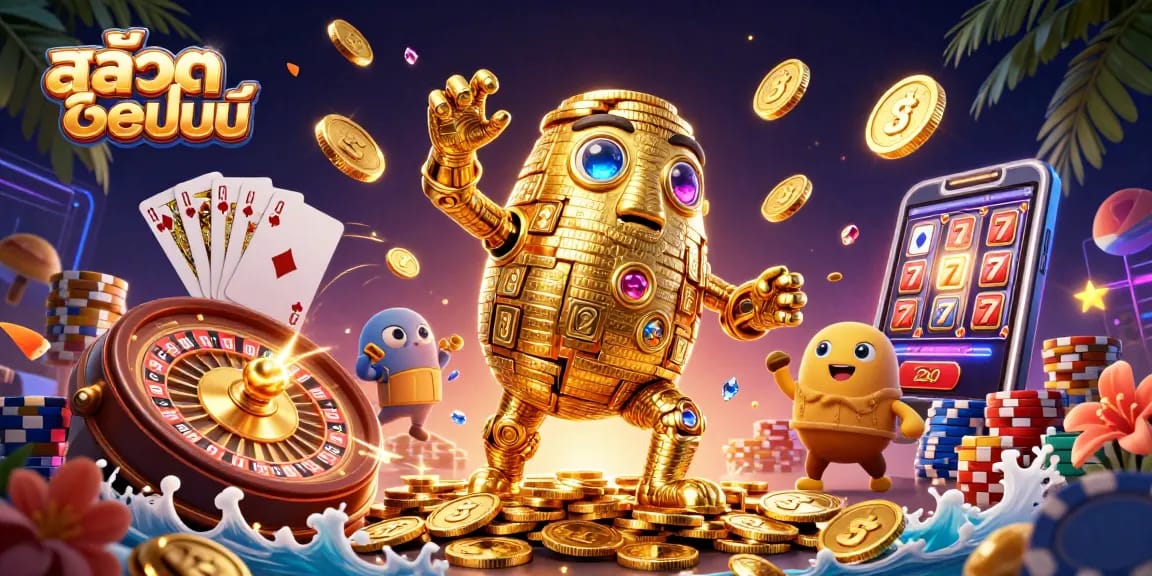 เล่นเกมส์สล็อตออนไลน์ ด้วยกองเหรียญทองแวววาวและตู้สล็อตพร้อมรางวัลมากมาย