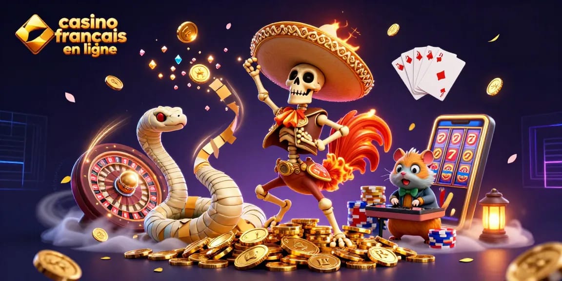Le casino français en ligne où un rooster mariachi célèbre tout en dansant sur des pièces d'or.