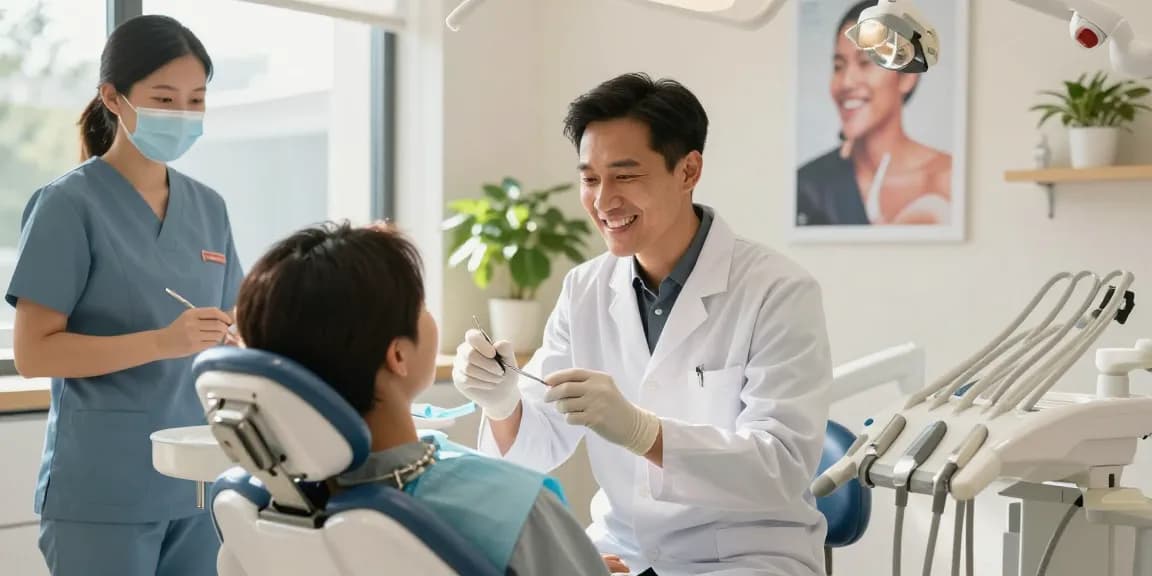 Discover more here at Dentee with a friendly dentist providing a warm, welcoming dental experience.