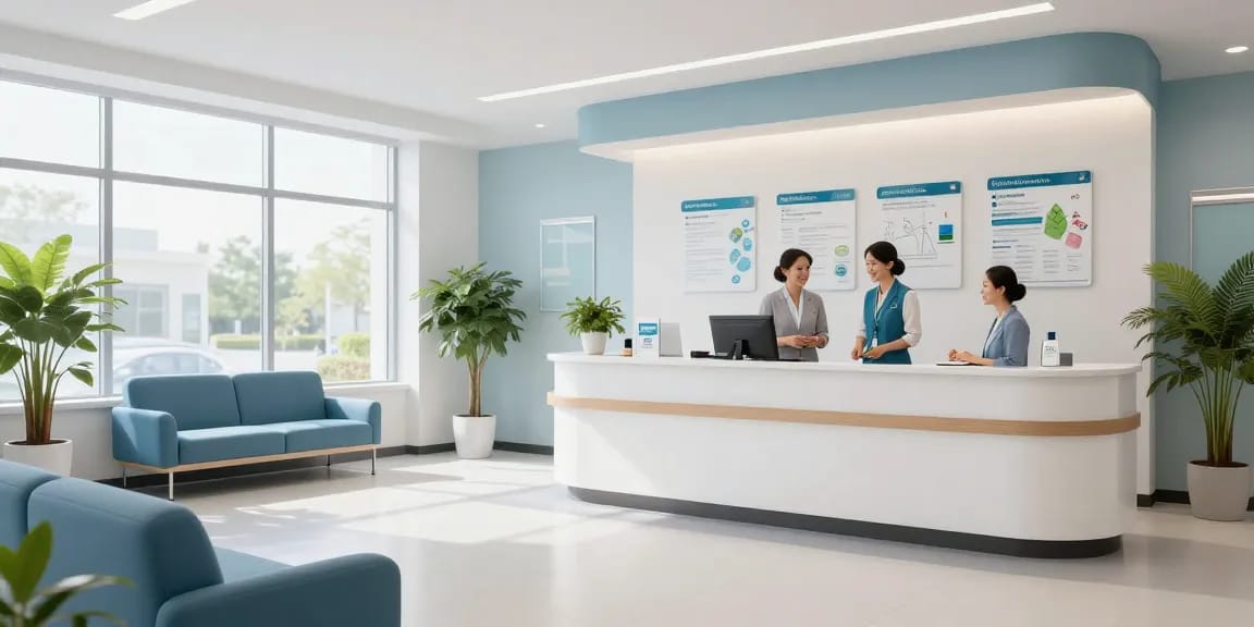 Unique Pharma Steroid Shop providing healthcare services in a safe environment, featuring compassionate patient care at a modern clinic.