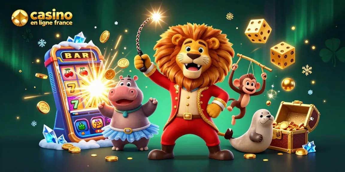 Vivez une expérience de jeu palpitante au casino en ligne en France avec des personnages vibrants et des éléments de casino dynamiques.