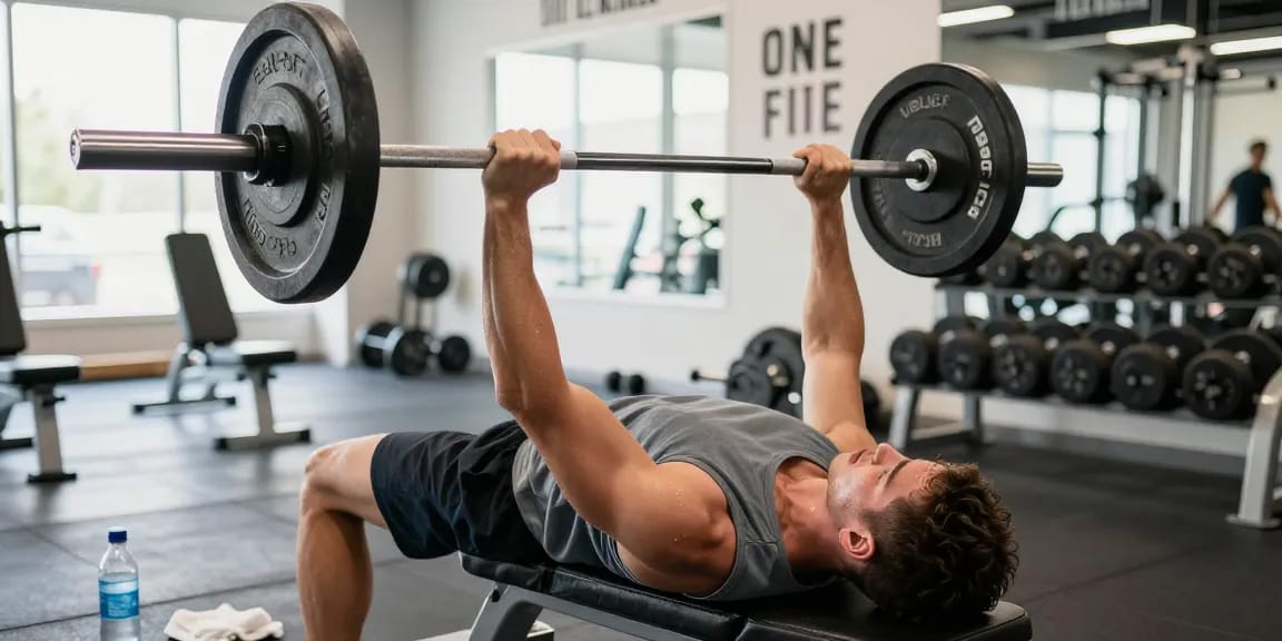 Astera Shop fitness equipment scene showcasing strength training activities in an inspiring gym environment.