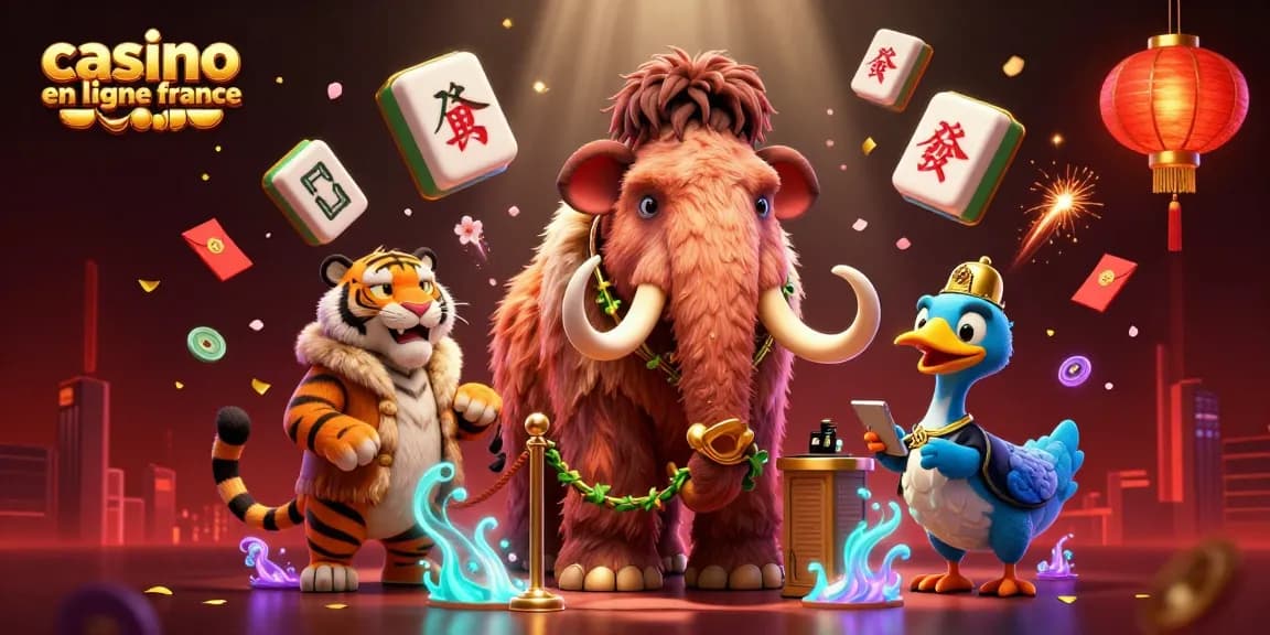 Explorez des jeux de casino en ligne France avec un mammouth bouncer et des éléments de jeu captivants.