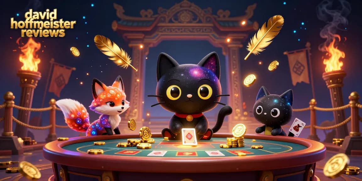 Experience fun game mechanics in david hoffmeister reviews, featuring cosmic elements and vibrant casino visuals.