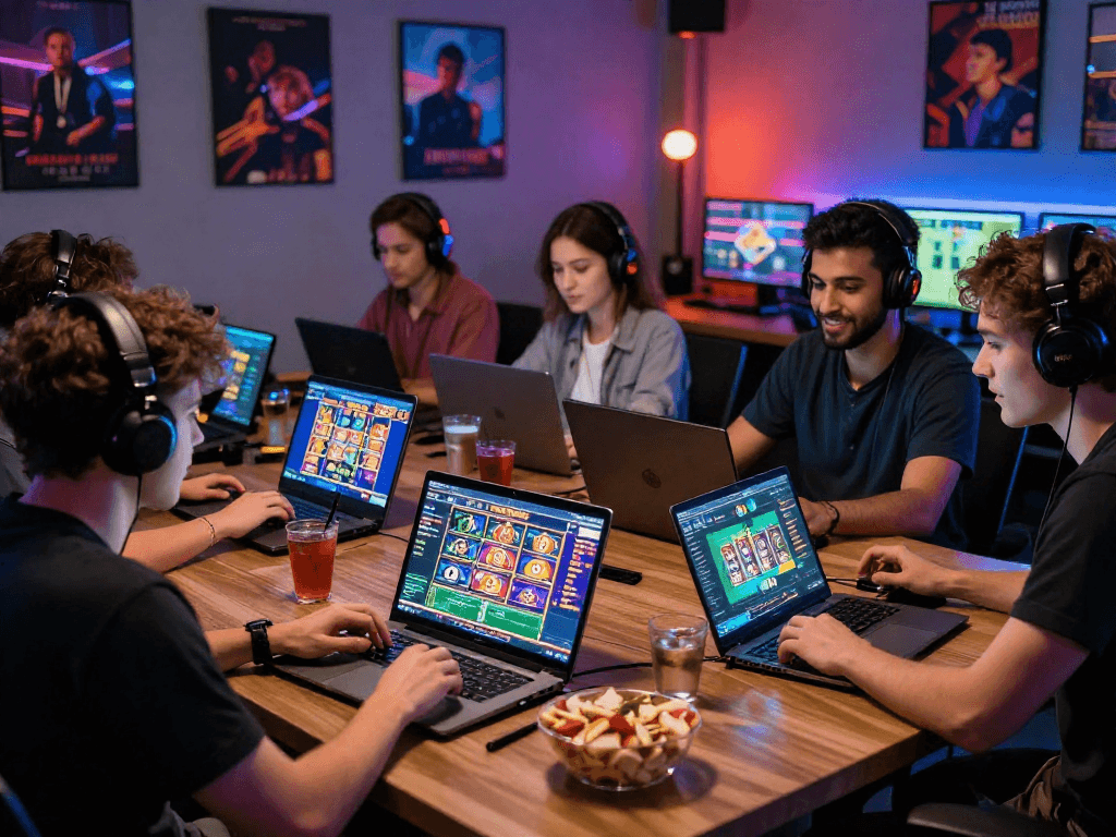 Raja 328 online gaming enthusiasts engaging in live casino excitement.