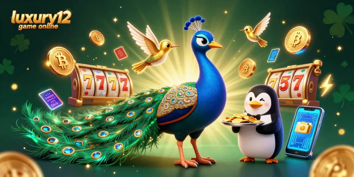 Play luxury12 game online with engaging 3D characters and vibrant gambling elements