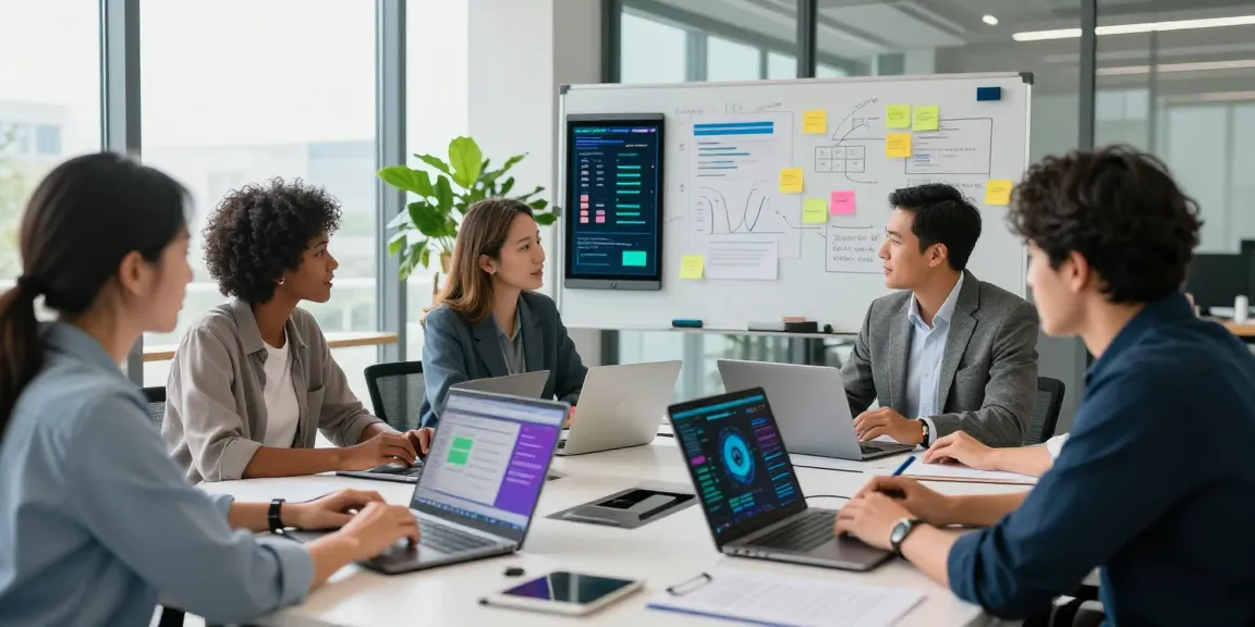 Collaborative team brainstorming session, find more from our blog for insights.