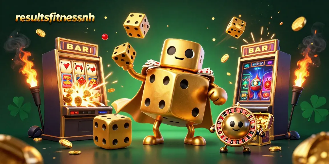 Gulir dadu emas di resultsfitnessnh, jackpot menggelegar di slot mesin, dan suasana kasino yang meriah.