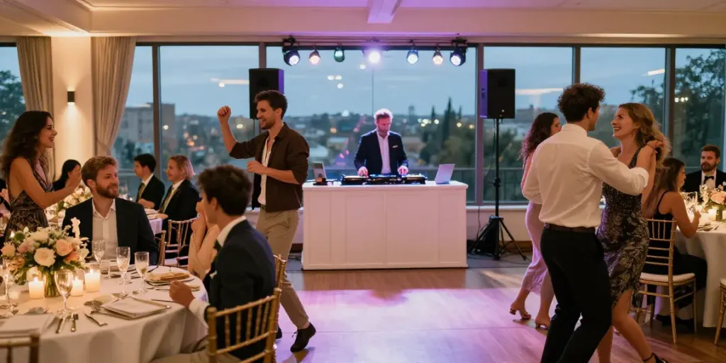 Hochzeit DJ Berlin Brandenburg sorgt für Stimmung auf der Tanzfläche.