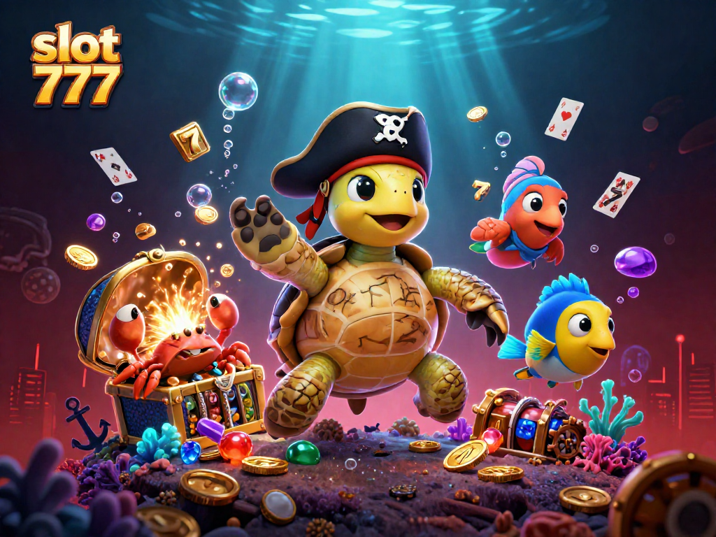 Experience the thrill of slot 777 with vibrant 3D characters and dynamic gaming elements.