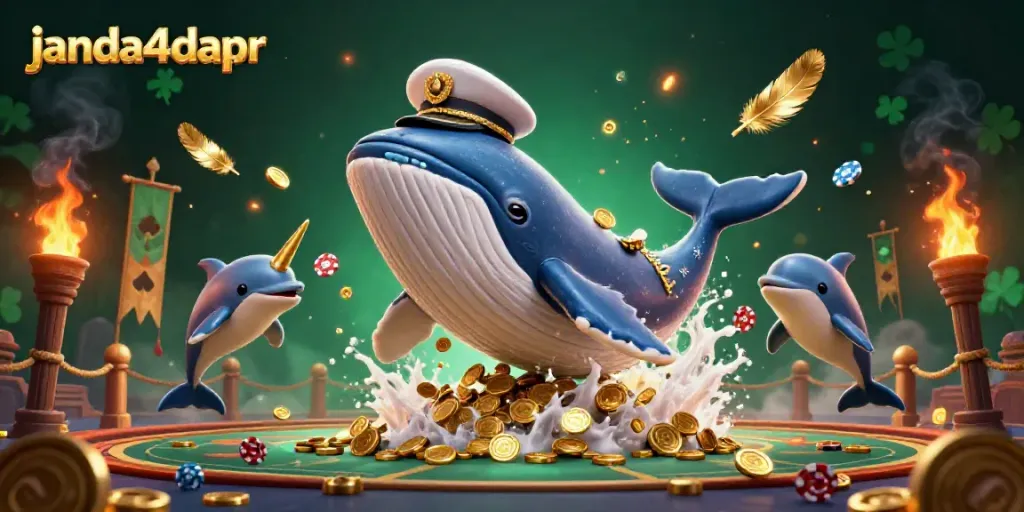 Mainkan di janda4dapr dengan suasana seru, dilengkapi ikan paus, narwhal, dan lumba-lumba.
