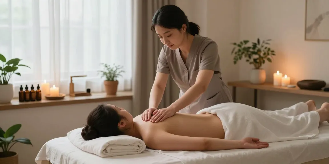 남양주출장안마 마사지 서비스에서 편안한 분위기의 마사지 실내 모습