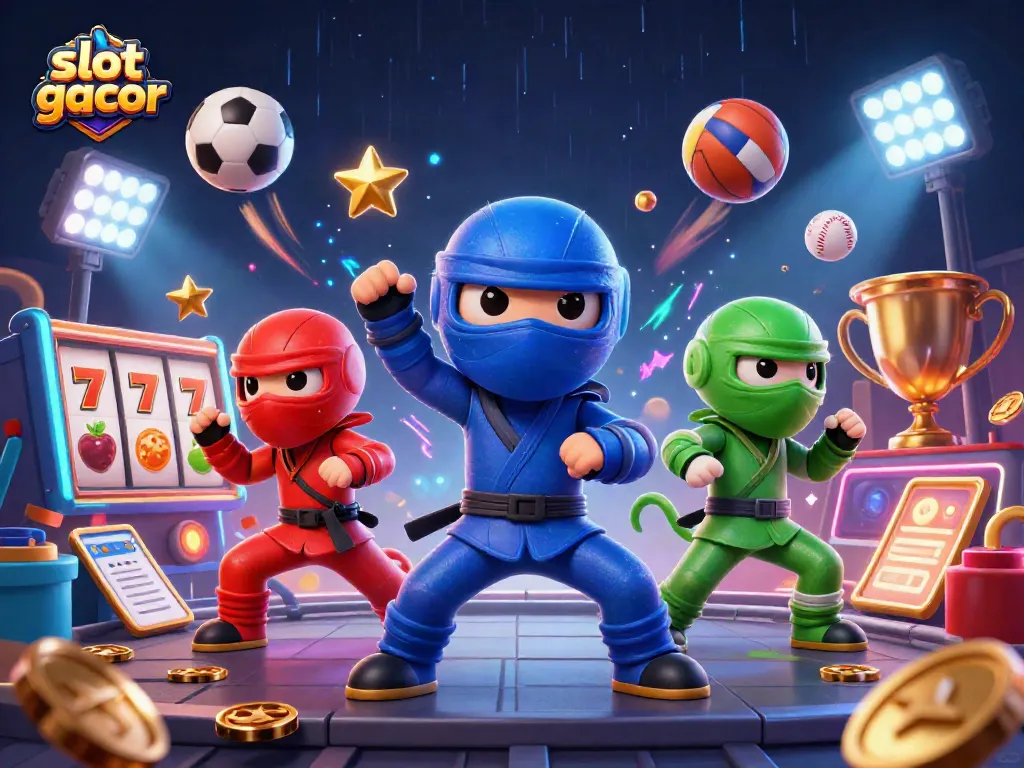 Permainan slot gacor dengan ninja chameleon bertema seni mempertahankan diri, membantu meningkatkan peluang menang.