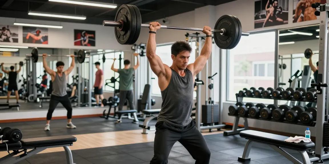 Training session at Astera Steroids Shop gym with a lifter showcasing strength.