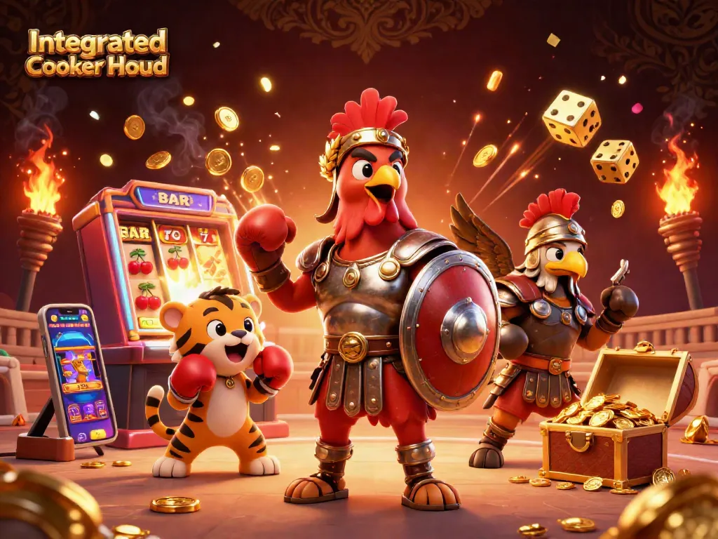 Engaging action scene featuring Integrated Cooker Hood and casino-themed elements with vibrant detail and energy.
