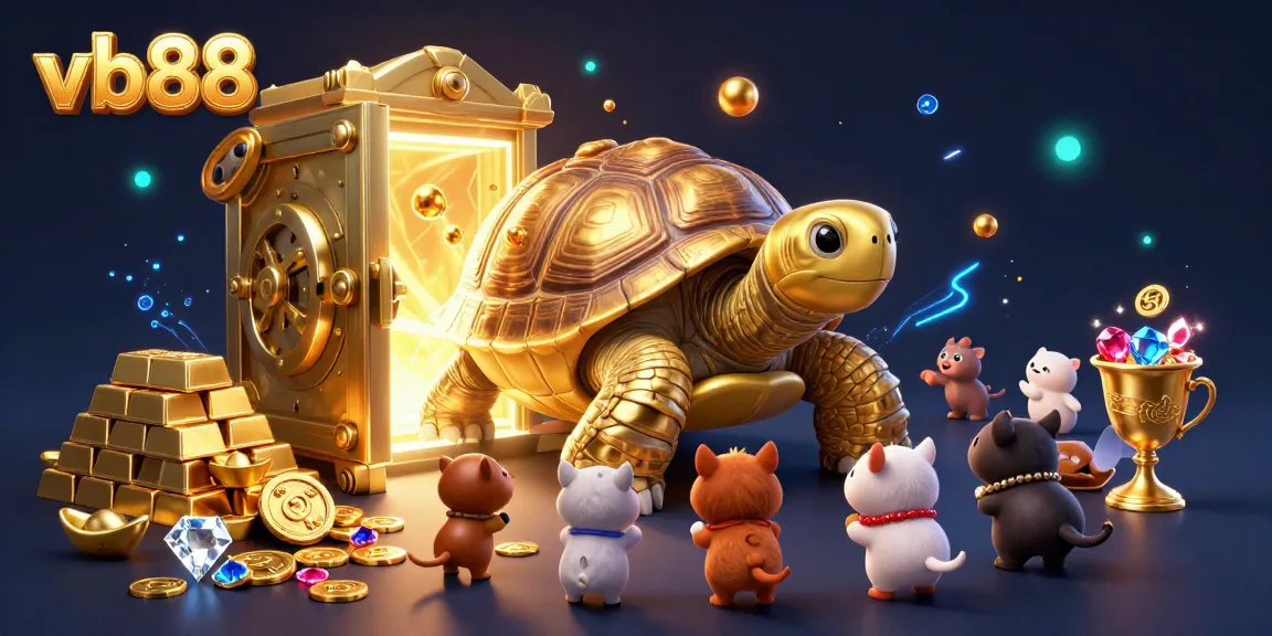 Experience thrilling gaming action with vb88 in a vibrant, dazzling casino-themed illustration.