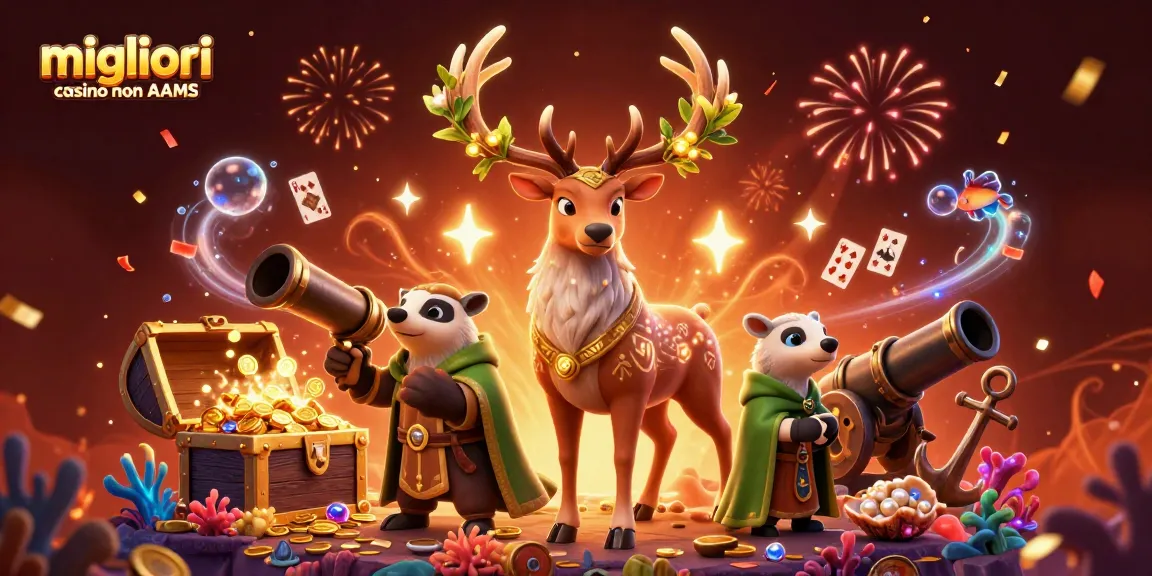 Gioca a giochi entusiasmanti nei migliori casino non AAMS con elementi caratterizzanti coinvolgenti e tesori scintillanti.