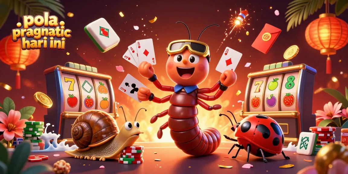 Engage with pola pragmatic hari ini in this vibrant casino scene featuring a millipede dealer and high roller.
